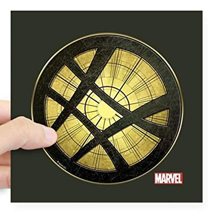 425x425 Cafepress Doctor Strange Grunge Icon Square Sticker