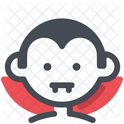 256x256 Dracula Icon Of Colored Outline Style