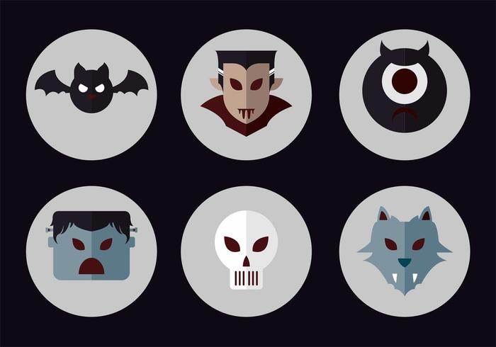 700x490 Dracula Vector Icon Set
