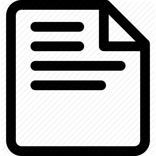 512x512 Document, Draft, File, Note, Paper, Report, Script Icon