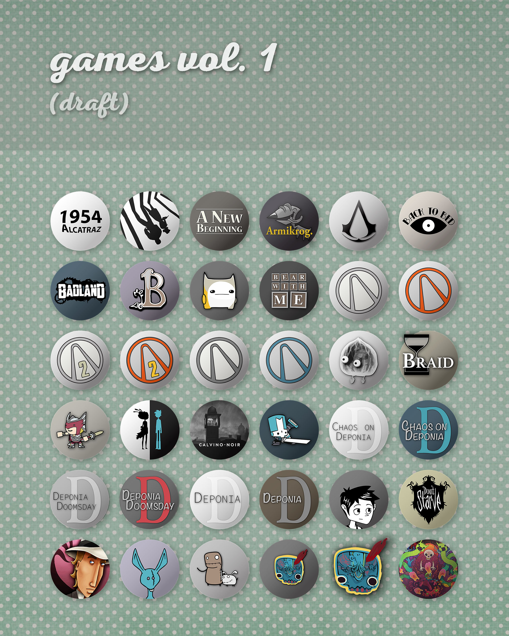 2048x2560 Games Icon Pack