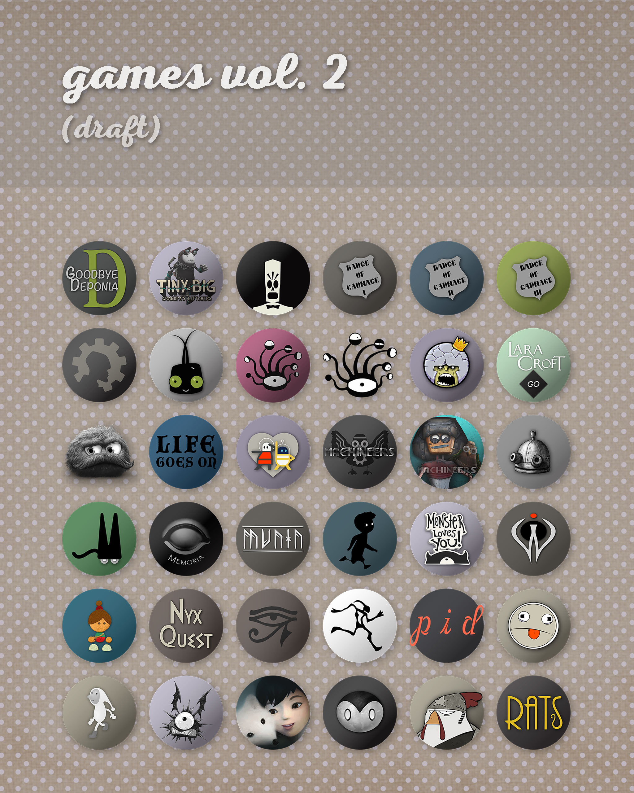 2048x2560 Games Icon Pack