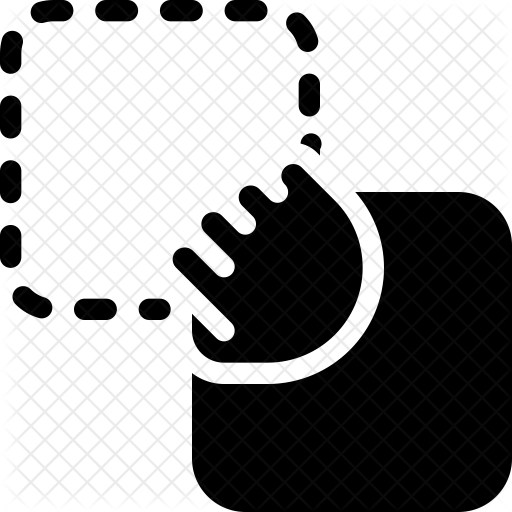 512x512 Drag And Drop Icon Of Glyph Style