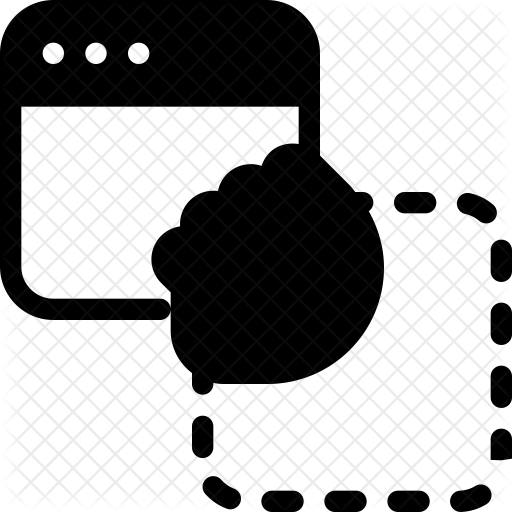 512x512 Drag And Drop Icon Of Glyph Style