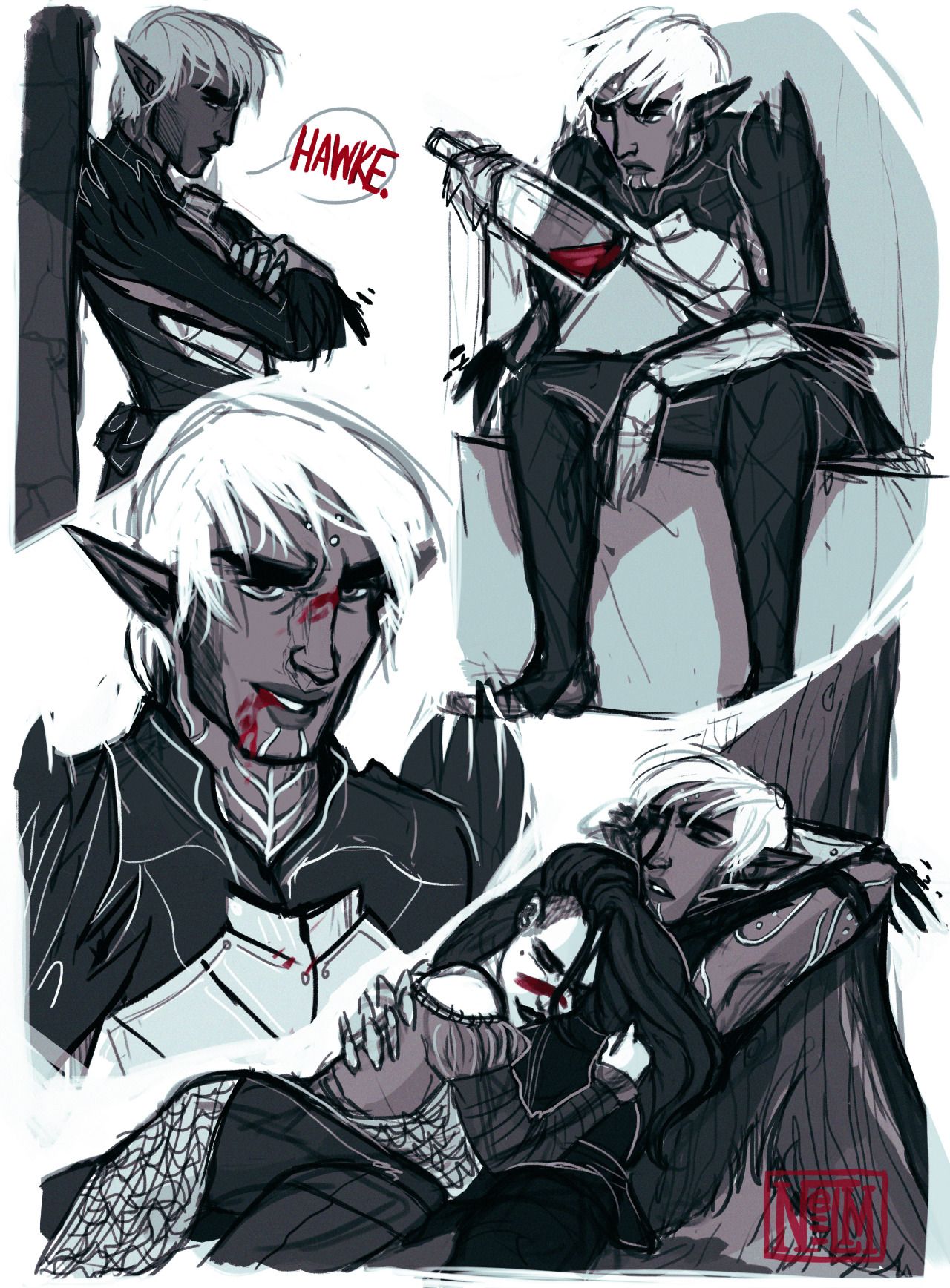 1280x1736 Fan Blog For Fenris From Dragon Age Warning Game Spoilers