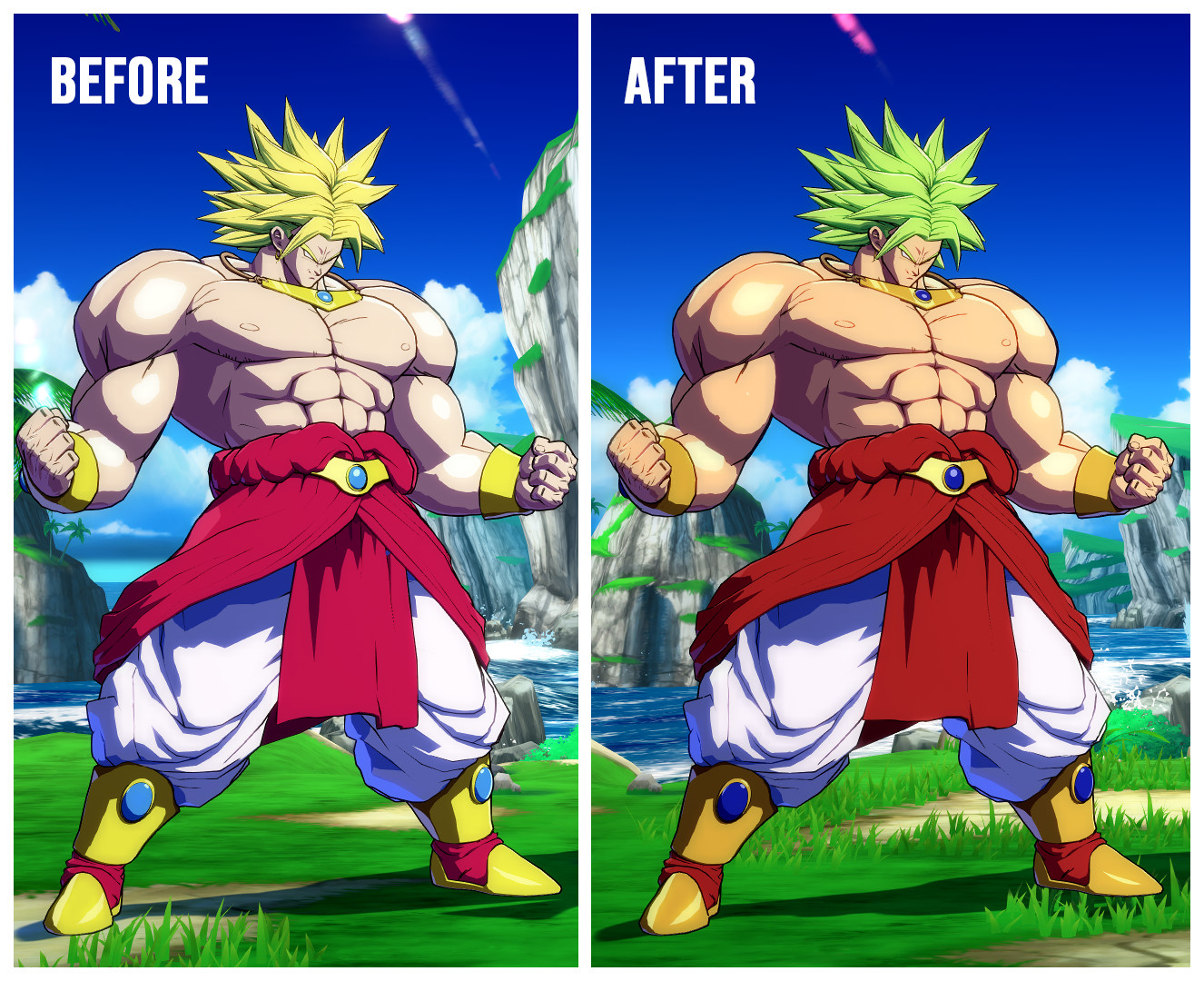 1326x1080 Broly Recolors