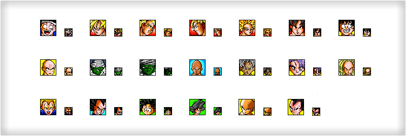 800x268 Dragon Ball Z Icons