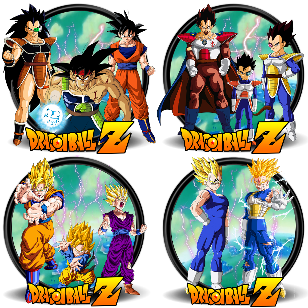 1024x1024 Dbz Fathers N Sons Icons Collection