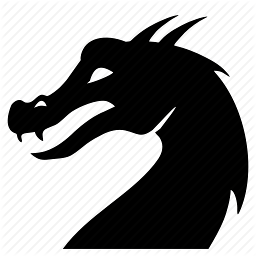 512x512 Danger, Dino, Dinosaur, Dragon, Head Icon