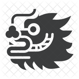 256x256 Dragon Icon Of Glyph Style