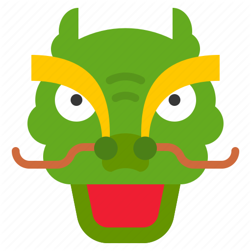 512x512 China, Chinese, Dragon, Dragon Dance, Face, Head Icon