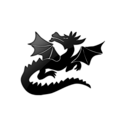 256x256 Dragon Icon, Transparent Dragon Images Vector