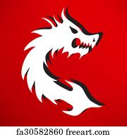 180x195 Free Art Print Of Dragon Icon Freeart