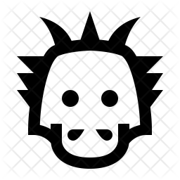 256x256 Year Of Dragon Icon Of Line Style