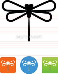 189x240 Vector Dragonfly Icon