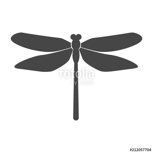 500x500 Vector Of Dragonfly Design On White Background, Dragonfly Icon