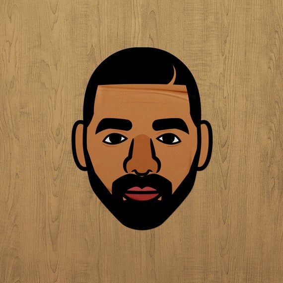 570x570 Drake Icon Laptop Phone Sticker Hip Hop Rampb Rap Music Etsy