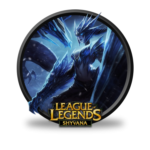 512x512 League Of Legends Shyvana Ice Drake Icon, Png Clipart Image