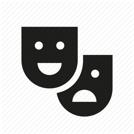 512x512 Drama, Mask, Masks, Play, Theater, Theatre Mask Icon