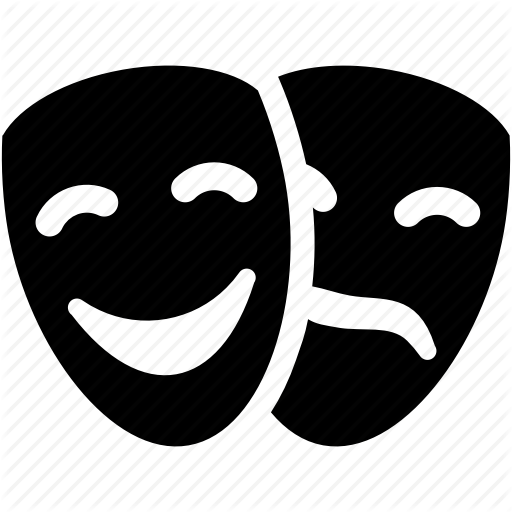 512x512 Acting, Actor, Drama, Masks, Play, Theater, Theatre Icon