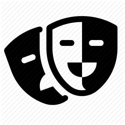 512x512 Cinema, Cinematography, Comedy, Drama, Film, Masks Icon