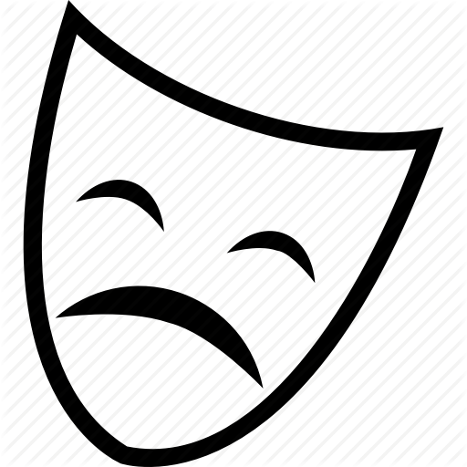 512x512 Drama, Mask, Sad, Theater Icon