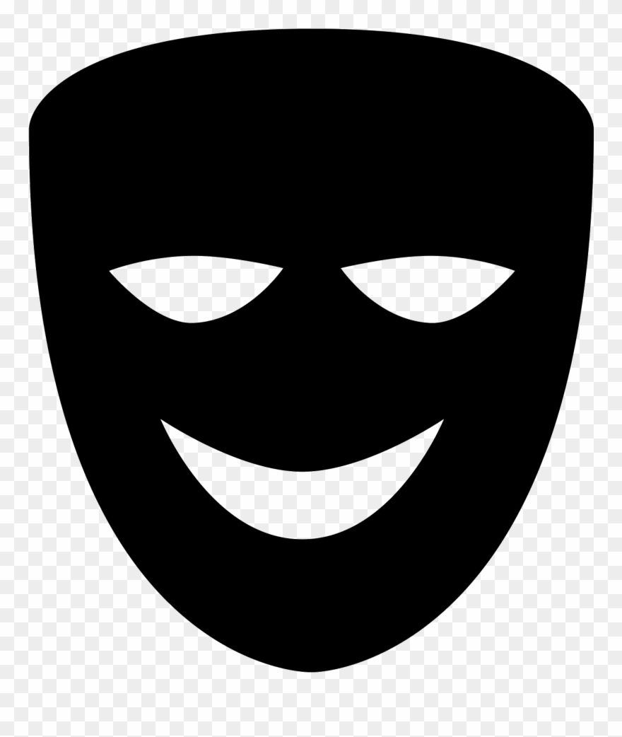 880x1042 Theater Vector Laughing Mask
