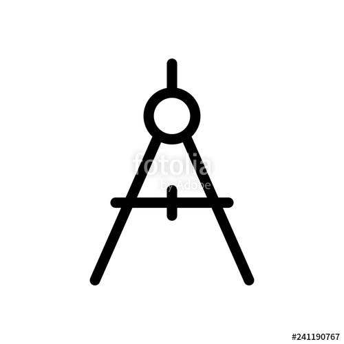 500x500 Drawing Compass Icon Stock Photo And Royalty Free Images