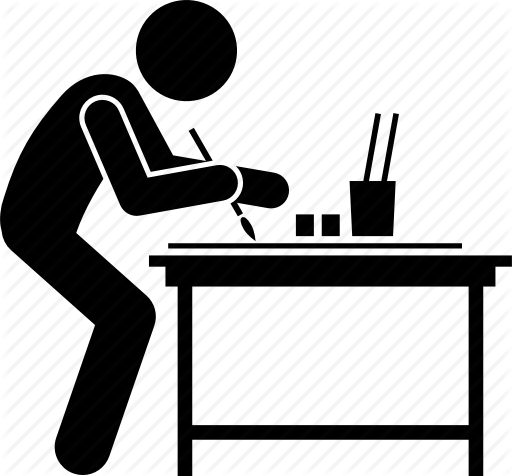 Drawing, Man, Paintbrush, Painting, Person, Table Icon 512x476 Drawing, Man, Paintbrush, Painting, Person, Table Icon