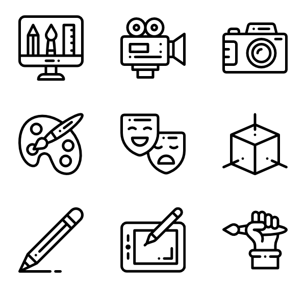 Drawing Icons 600x564 Drawing Icons