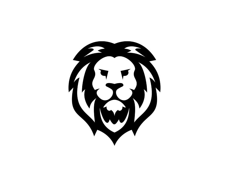 Lion Icon Drawing 900x738 Lion Icon Drawing