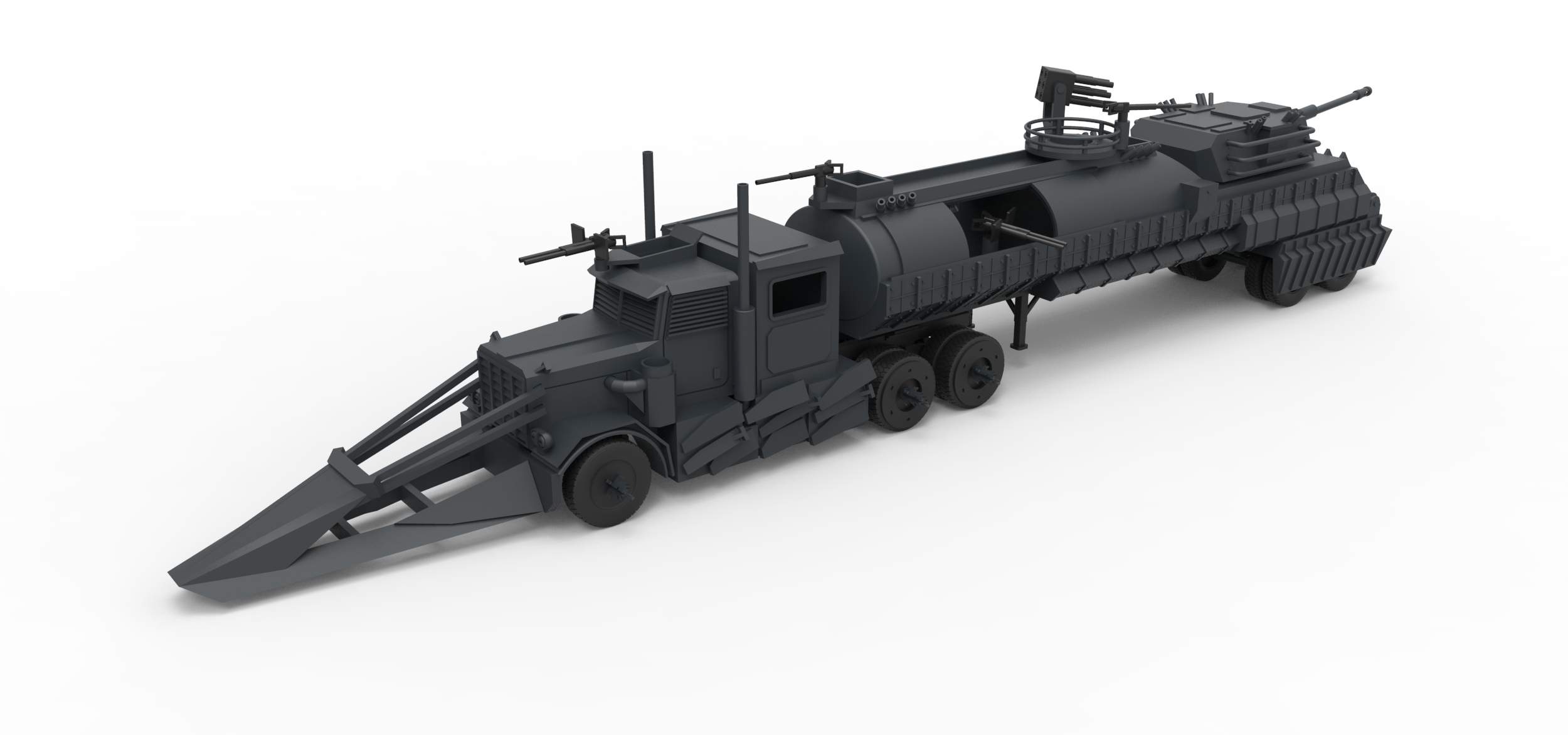 2500x1172 Dreadnought From Death Race Print Ready Model