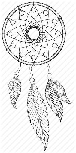 253x512 Bad Dream, Dream, Dreamcatcher, Good Dream, Indian, Luck, Tattoo Icon