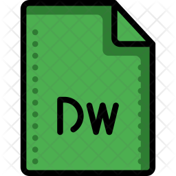 256x256 Dreamweaver Icon Of Colored Outline Style