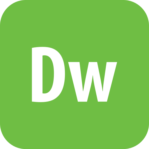 512x512 Adobe, Dreamweaver, Rounded Icon