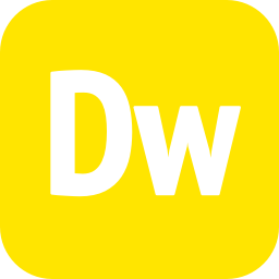 256x256 Free Yellow Adobe Dreamweaver Icon