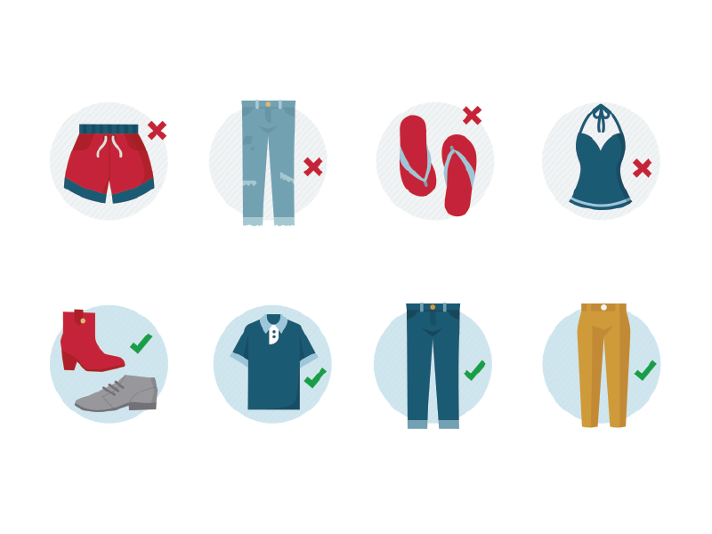 800x600 Dress Code Icons Ii