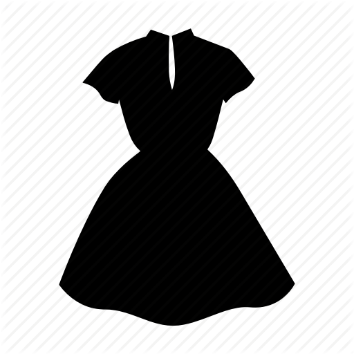 512x512 Clothes, Clothing, Dress, Dresses, Fashion, Shadow, Silhouette Icon