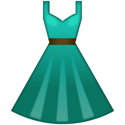480x480 Download Green Dress Emoji Icon Emoji Island