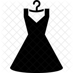 256x256 Dress Icon Of Glyph Style