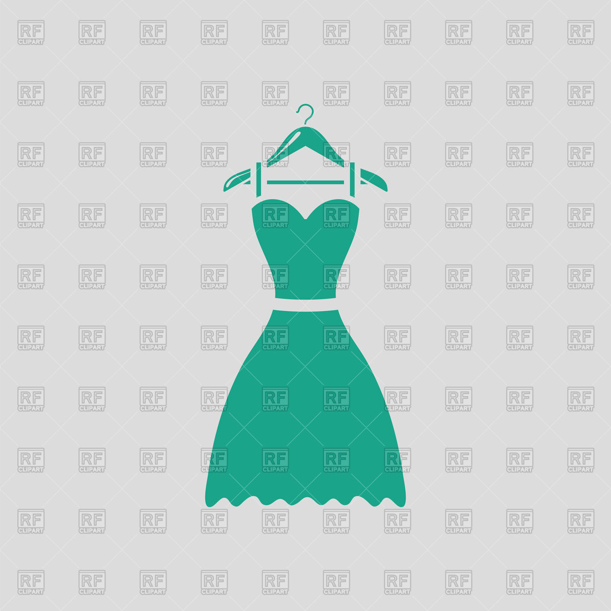 1200x1200 Elegant Dress On Shoulders Icon Vector Image Of Signs, Symbols