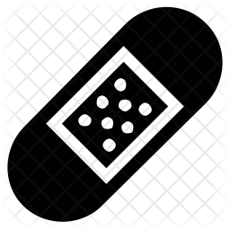256x256 Bandage Wound Dressing Icon Of Glyph Style