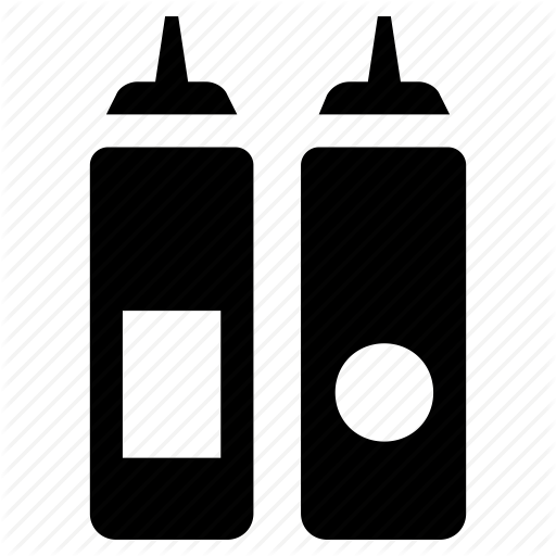 512x512 Ketchup Bottle, Lid Bottle, Salad Dressing, Sauce Bottles, Sauce