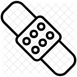256x256 Wound Dressing Icon Of Line Style