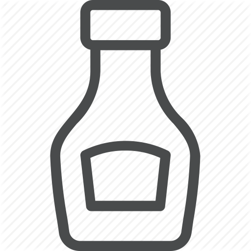 512x512 Bottle, Condiment, Dressing, Eat, Food Icon