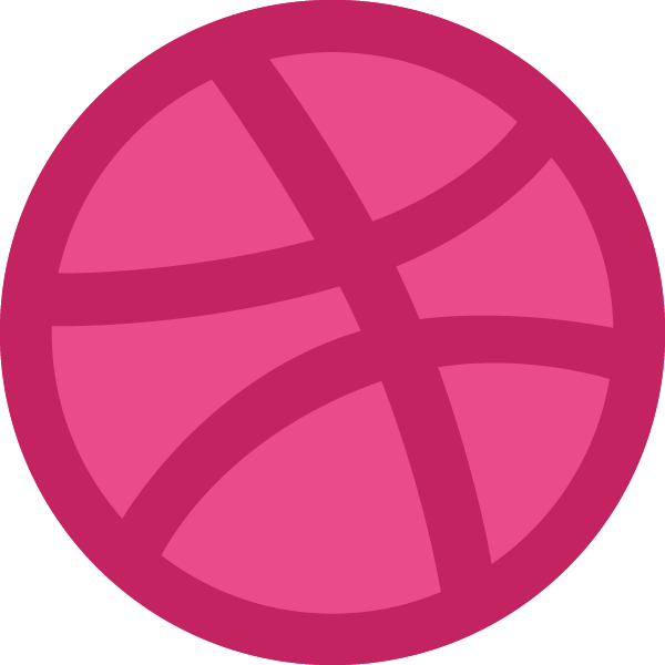 600x600 Dribbble Logo Png