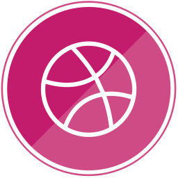 256x256 Dribbble Icon Myiconfinder