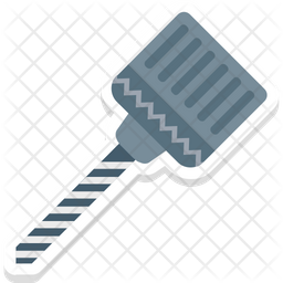 256x256 Drill Bit Icon Of Colored Outline Style