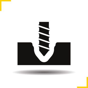 350x350 You Searched For Drilling Icon Drop Shadow Silhouette Symbol