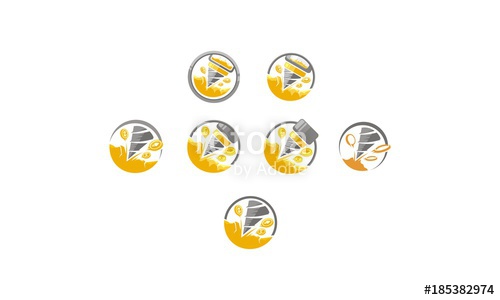 500x300 Drill, Drill Bit, Coin, Gold, Bitcoin, Emblem Symbol Icon Vector